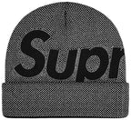 Supreme Studded Knockout Big Logo Beanie 'Black' FW25