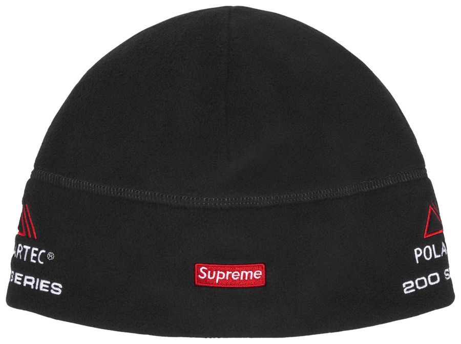 Supreme Polartec Sport Beanie Black FW25