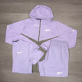 Nike Lilac 3 Piece Set - JACKET / T SHIRT / SHORTS