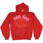 Sp5der Worldwide Red 555 Hoodie
