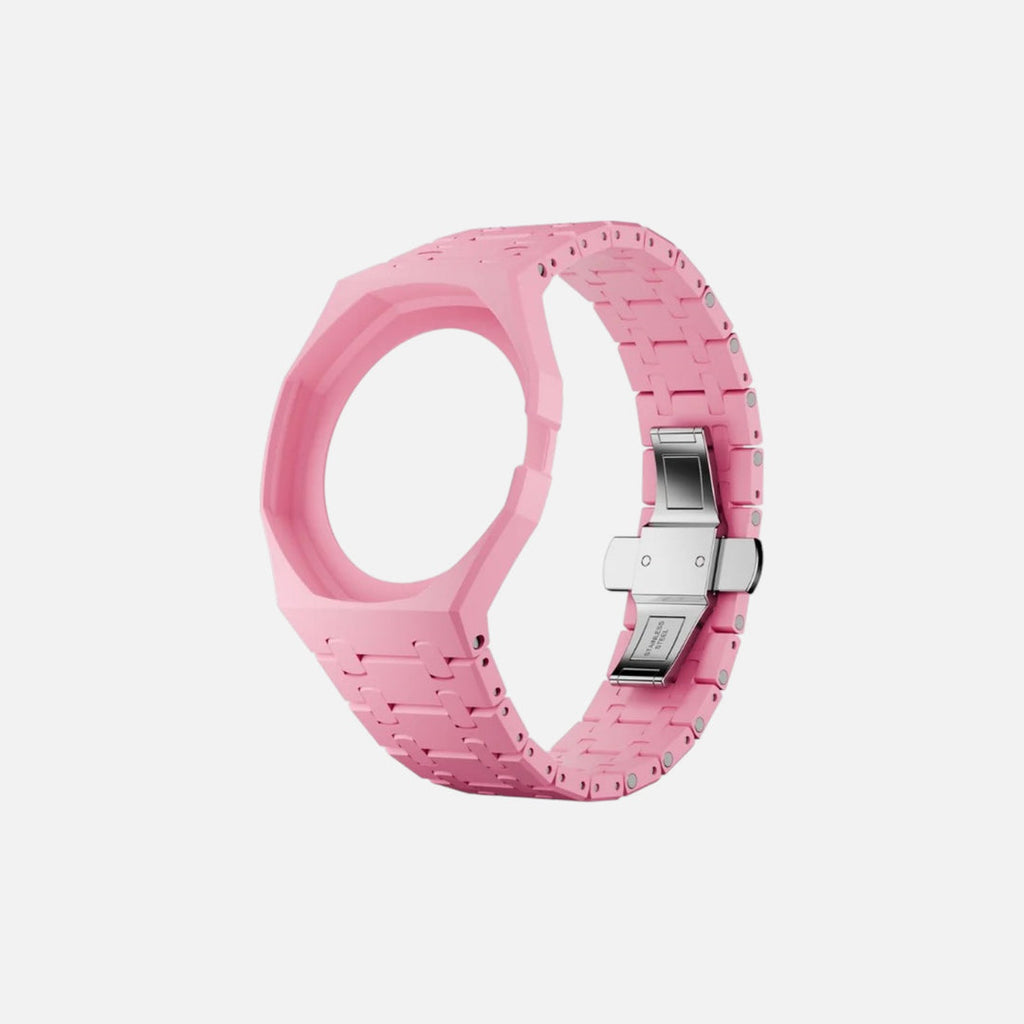Baby Pink Ceramic Strap Swatch x AP Royal Pop 'OTG ROZ'