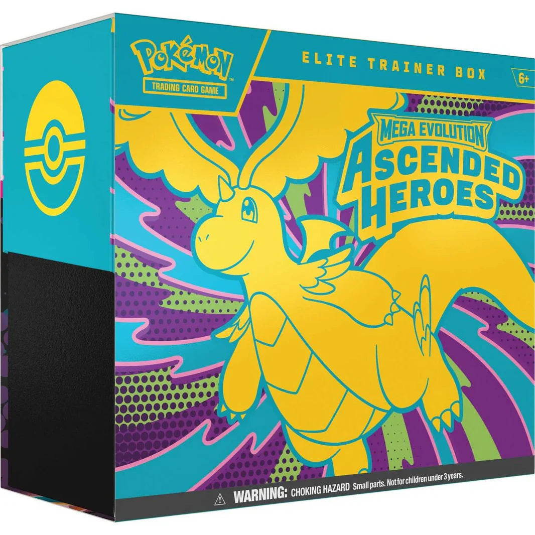 Pokemon Mega Evolution Ascended Heroes Elite Trainer Box