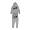 Trapstar Shooters Hooded Tracksuit Grey Monochrome Edition