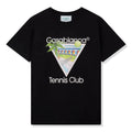 Casablanca Tennis Club Icon T-Shirt Black