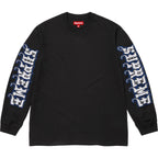 Supreme Intarsia Sleeve L/S Top (FW25) Black