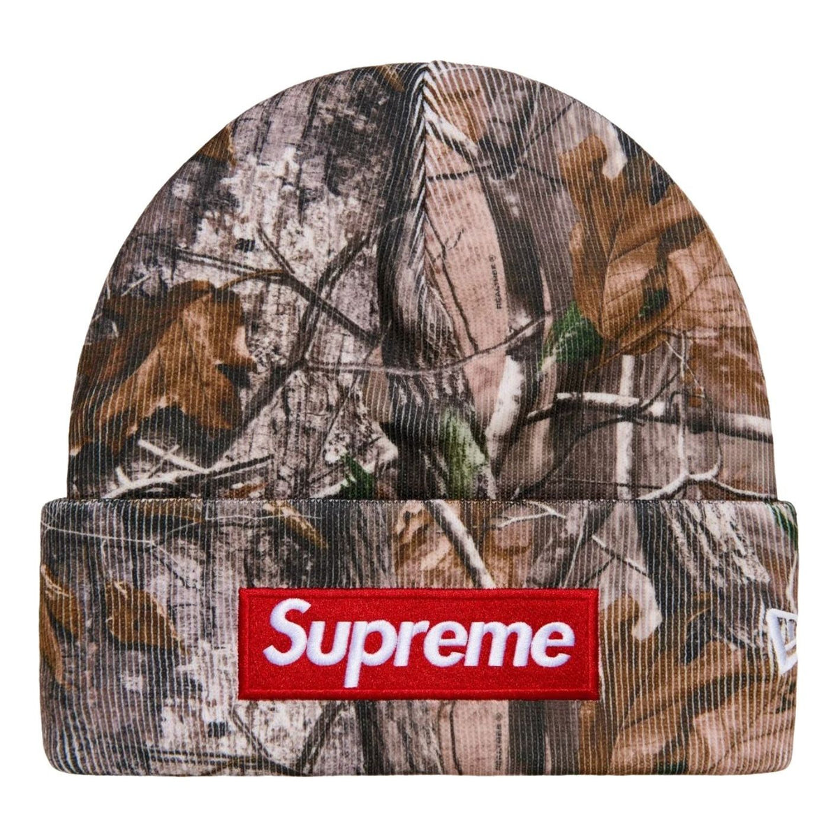 Supreme New Era Box Logo Beanie Realtree Camo FW25