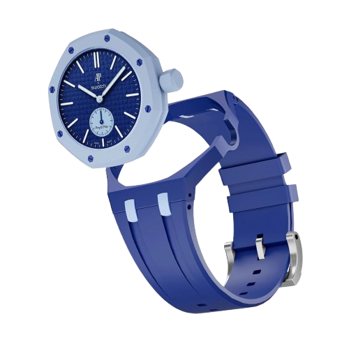 Rubber Strap Swatch x AP Royal Pop 'LAN BA'