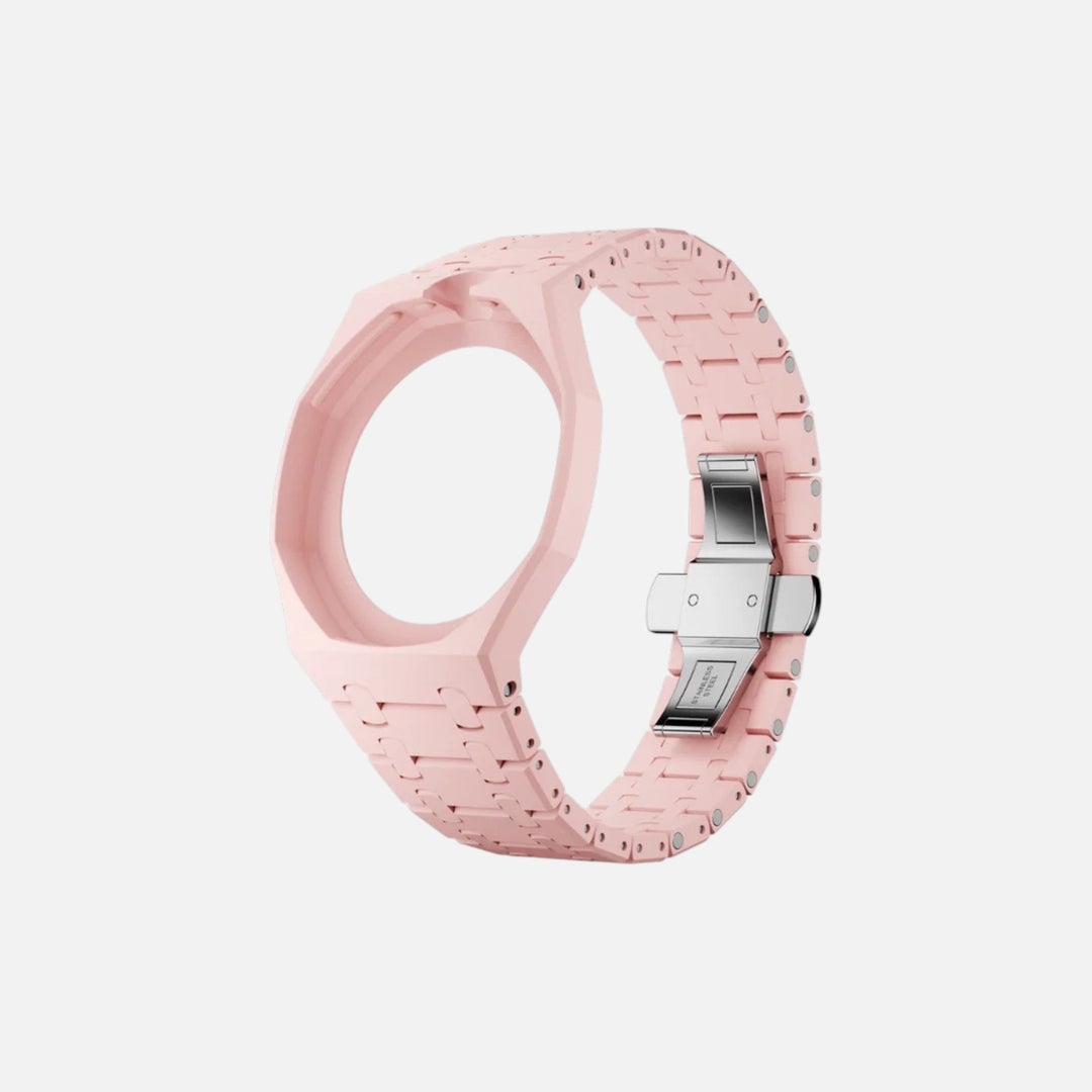 Baby Pink Ceramic Strap Swatch x AP Royal Pop 'Otto Rosso'