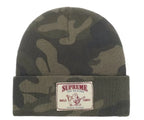 Supreme True Religion Beanie Olive Camo FW25
