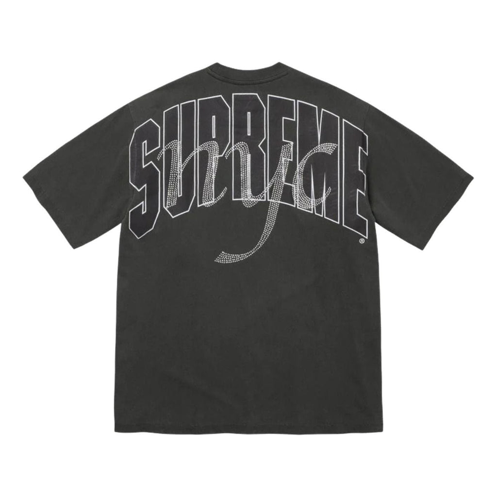 Rhinestone Script S/S Tee & Mesh Shorts Set 'Black' SS26