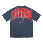 Rhinestone Script S/S Tee & Mesh Shorts Set 'Navy' SS26